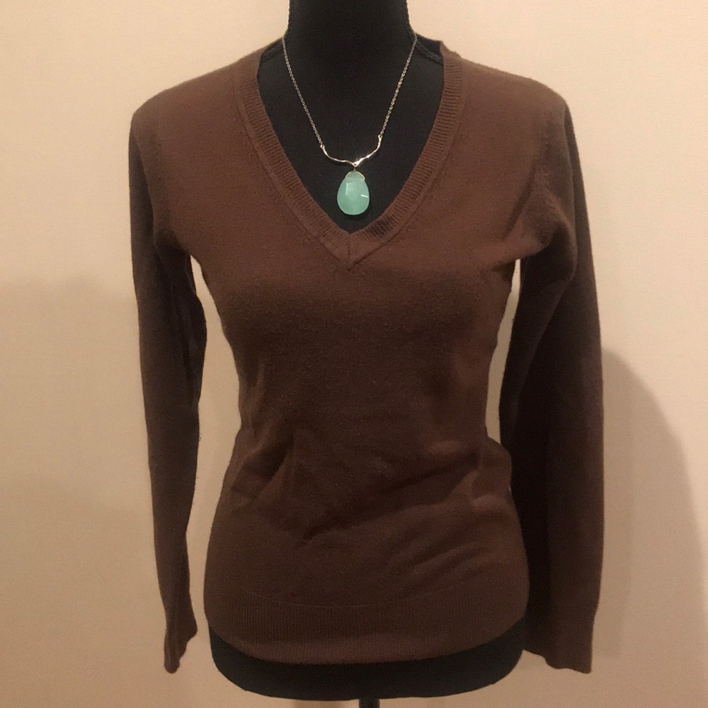 Soft chocolate brown sweater